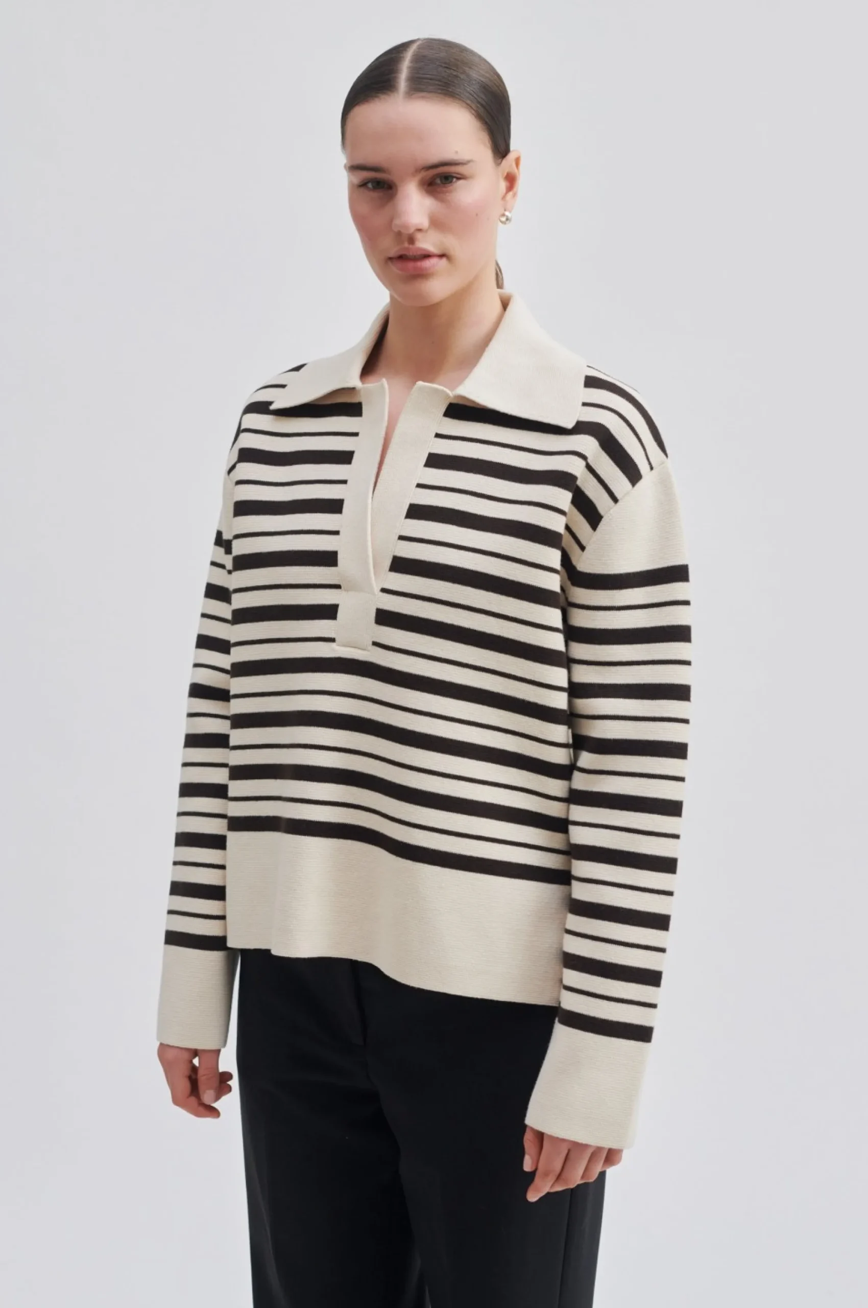 Discount Aden Knit V-Neck Kvinde Strik Og Cardigans