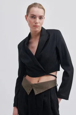 Outlet Almanda Cropped Blazer Kvinde Blazere