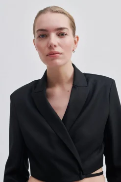 Outlet Almanda Cropped Blazer Kvinde Blazere