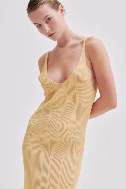 Amalfi Knit Strap Dress Kvinde Kjoler