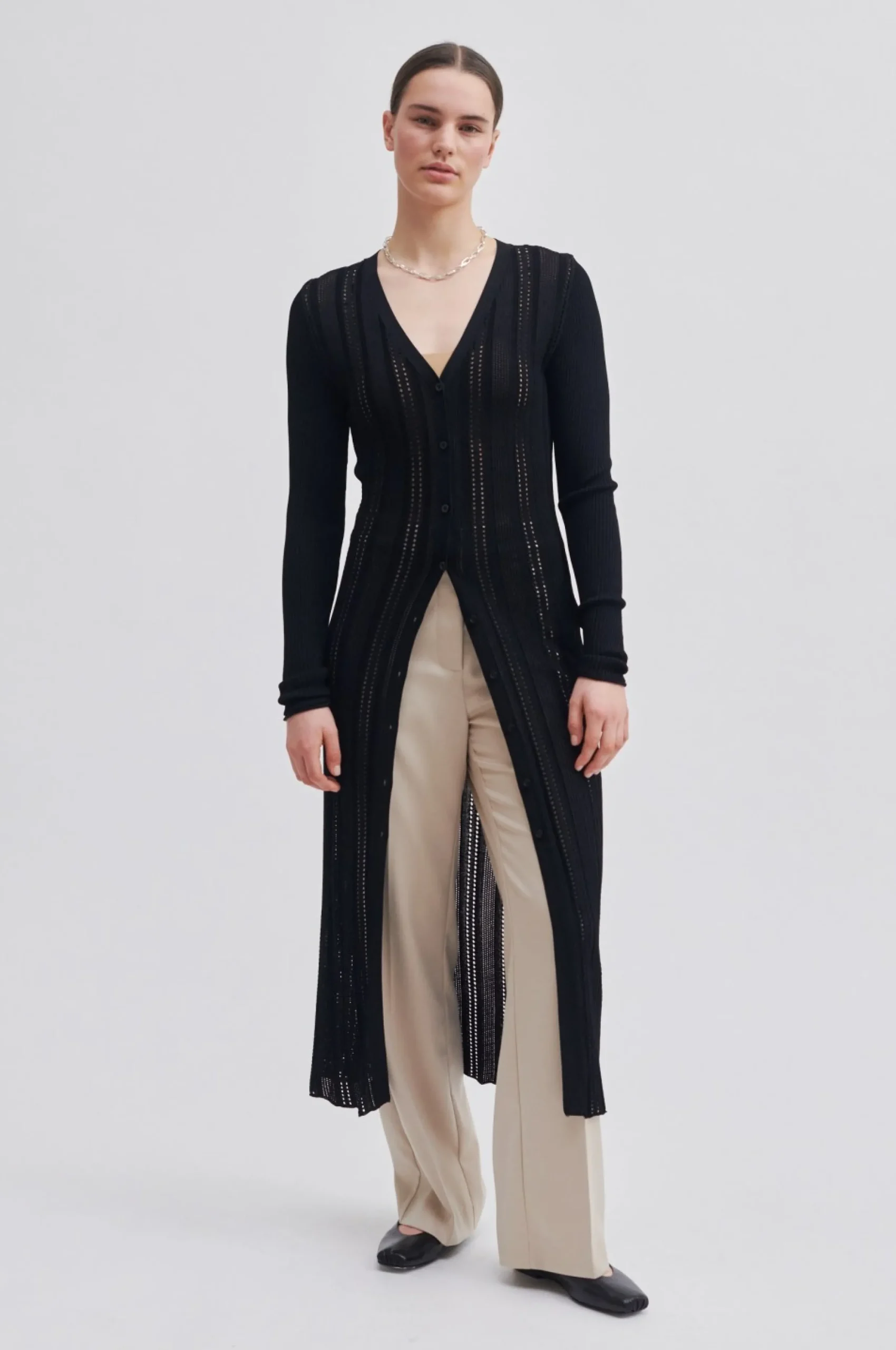 Clearance Anda Knit Cardigan Kvinde Strik Og Cardigans