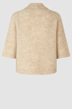 Andrea Knit Collar Cardigan Kvinde Strik Og Cardigans