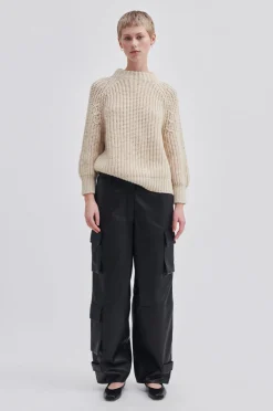 Online Aya Knit T-Neck Kvinde Strik Og Cardigans