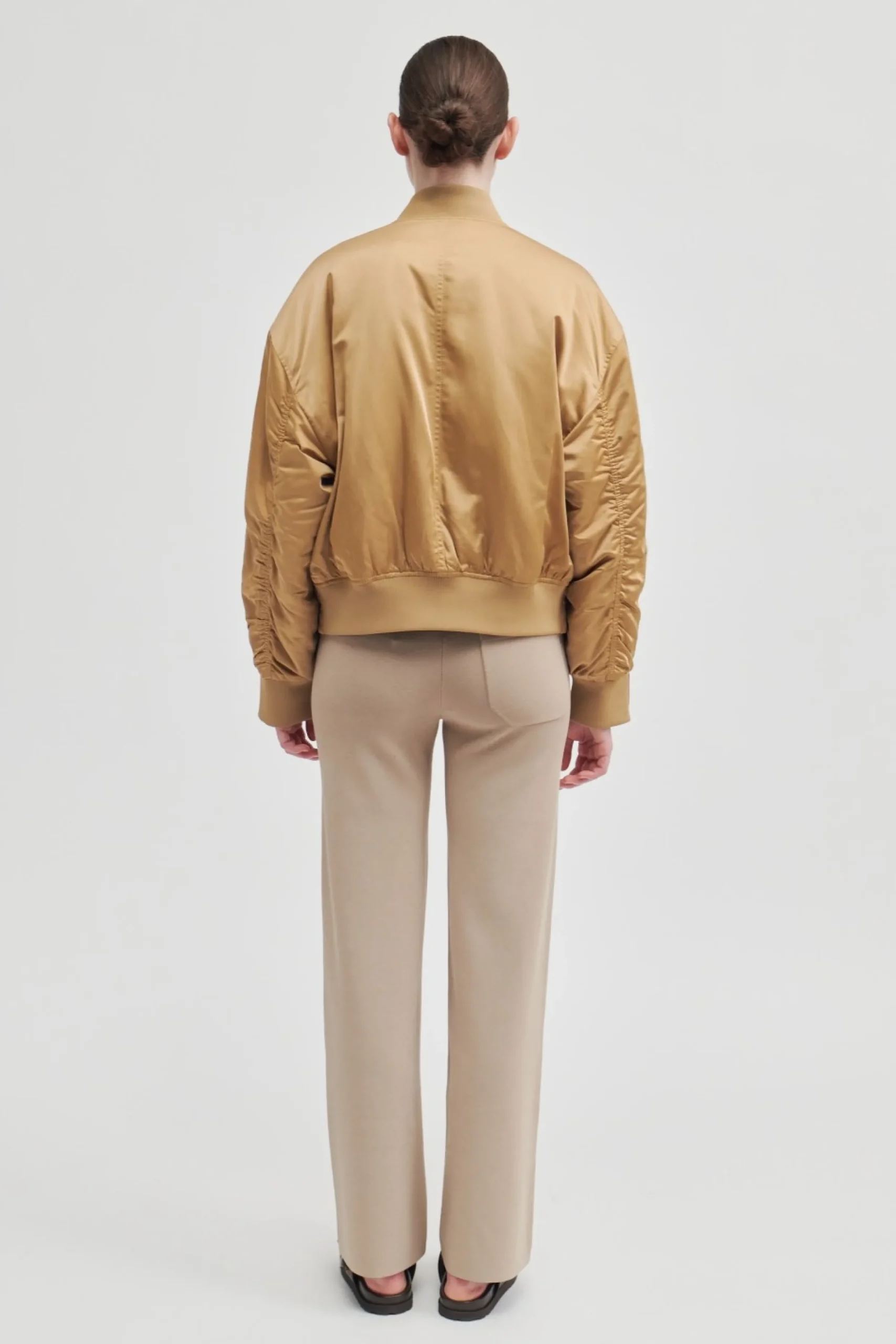 Online Bomber Cropped Jacket Kvinde Jakker Og Frakker