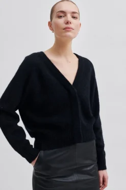 New Brook Knit Boxy Cardigan Kvinde Strik Og Cardigans