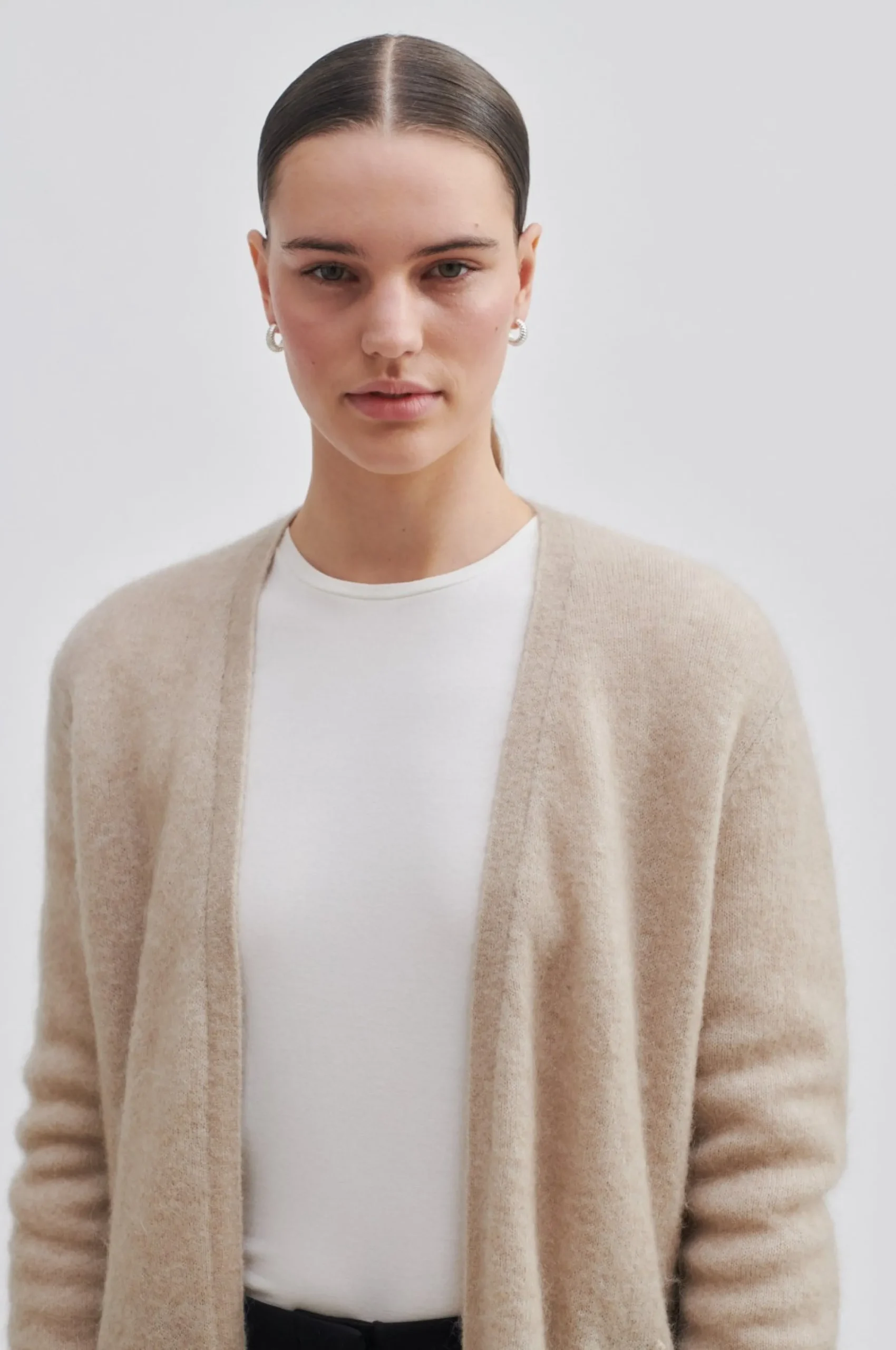 Hot Brook Knit Cape Kvinde Strik Og Cardigans