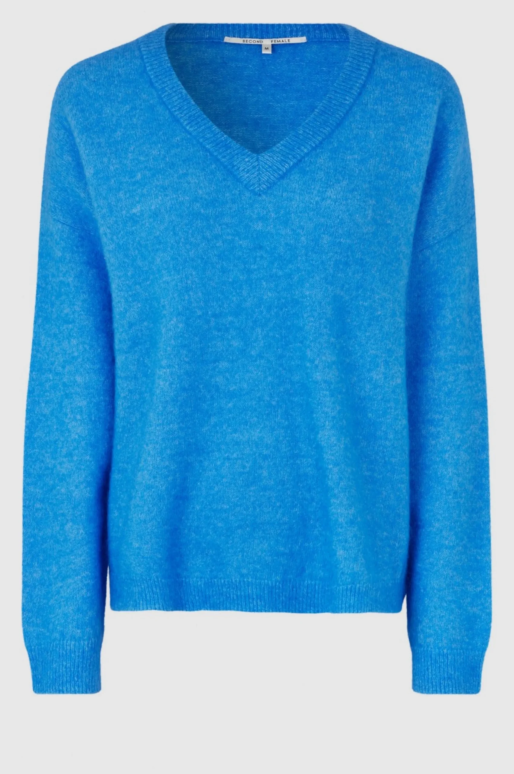Hot Brook Knit Oversize V-Neck Kvinde Strik Og Cardigans