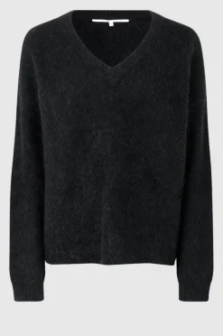 Best Brook Knit Oversize V-Neck Kvinde Strik Og Cardigans