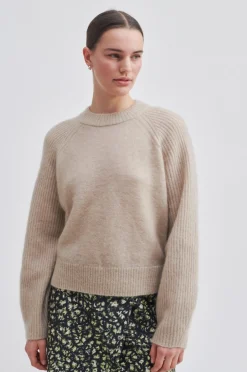 Clearance Brookline Knit New O-Neck Kvinde Strik Og Cardigans