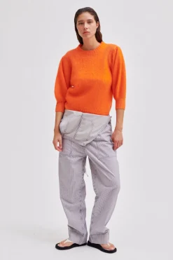 Best Brooky Knit Puff Ss Kvinde Strik Og Cardigans