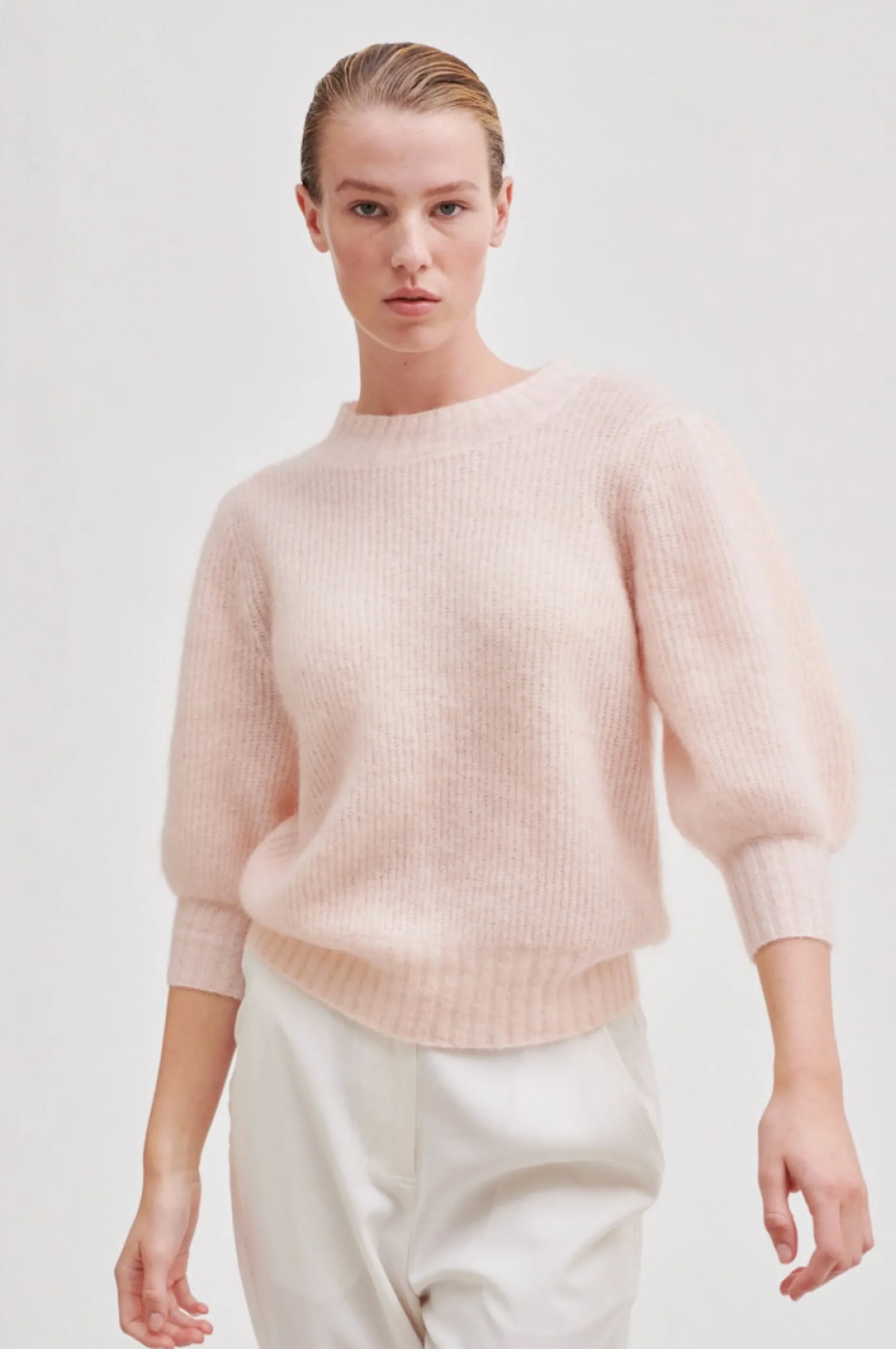 Discount Brooky Knit Puff Ss Kvinde Strik Og Cardigans