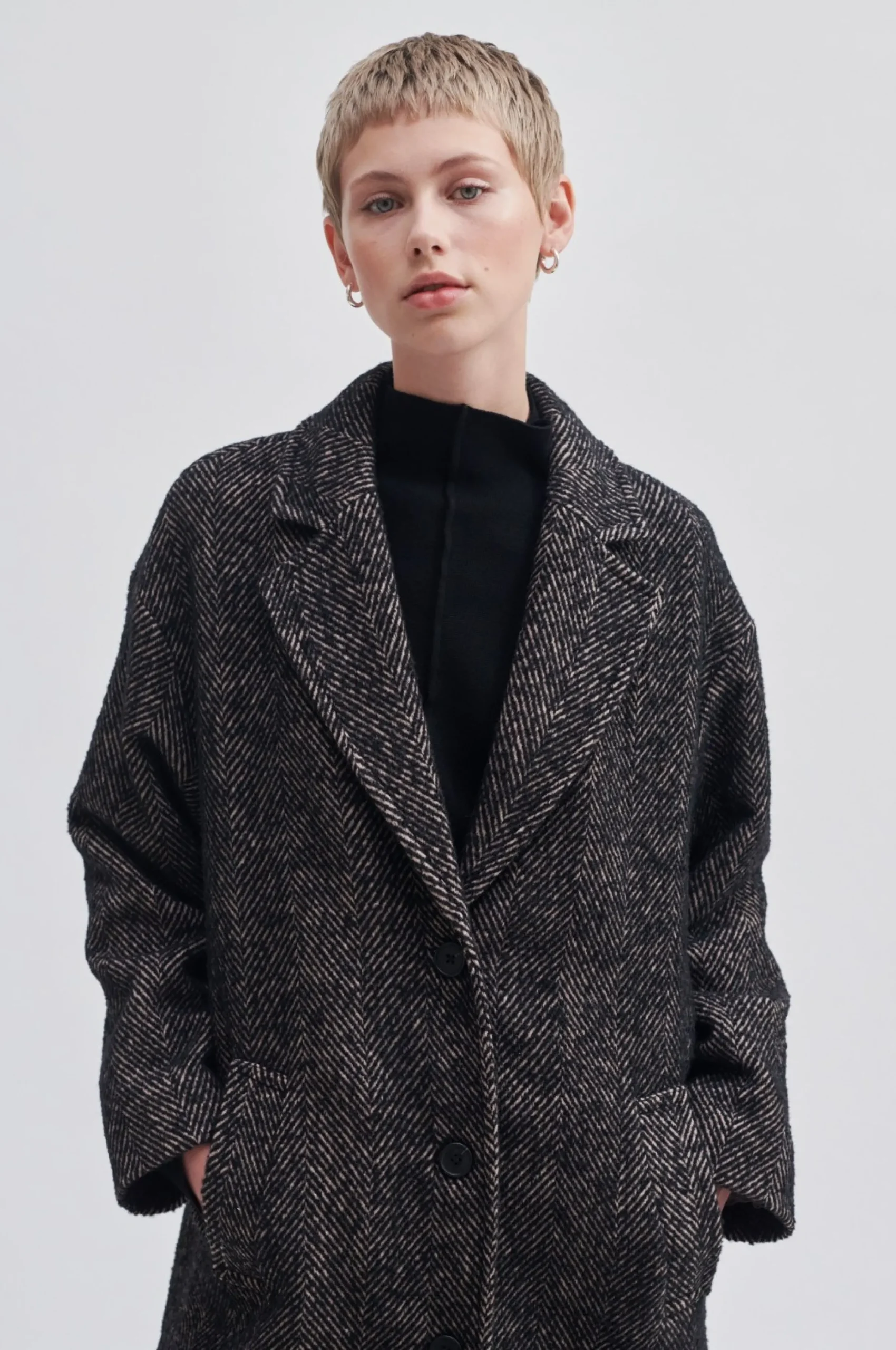 Hot Cakile Classic Coat Kvinde Jakker Og Frakker