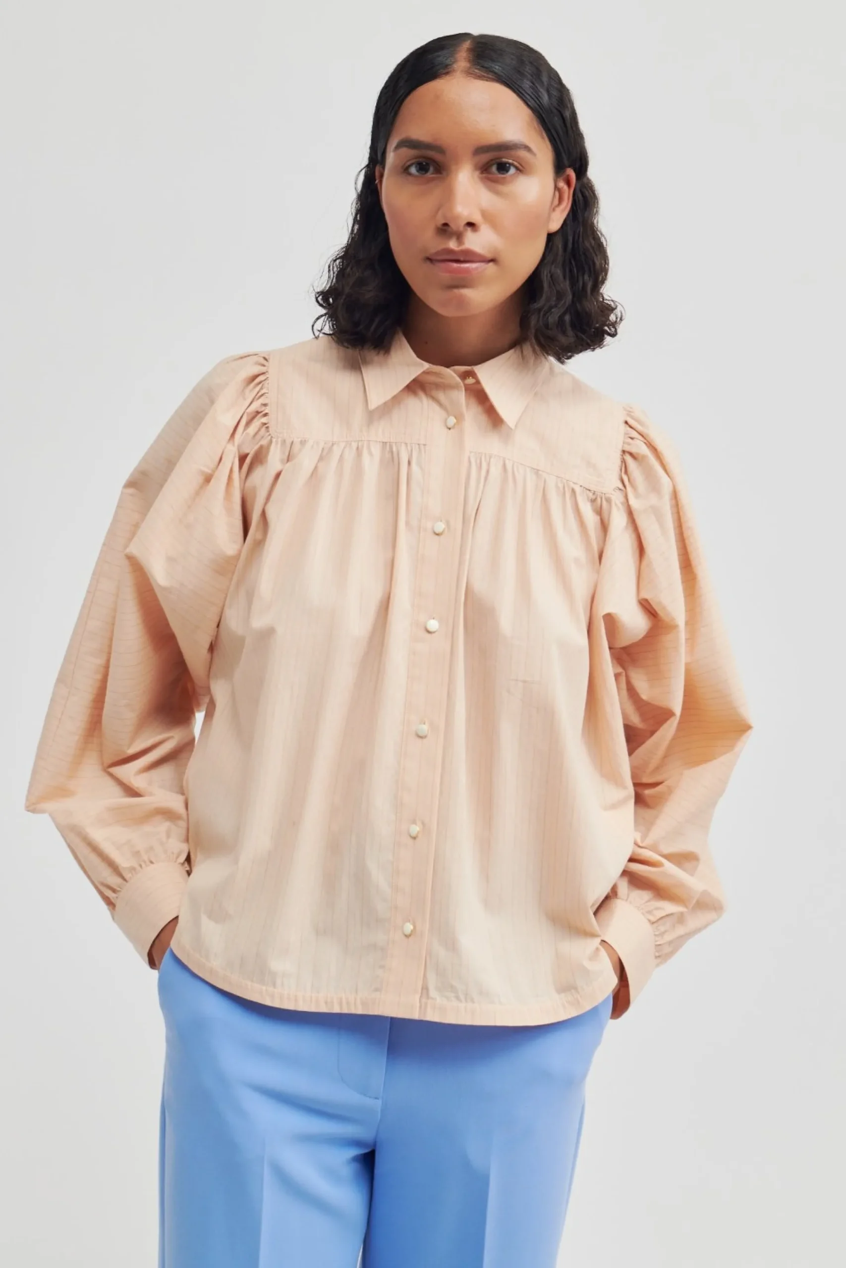 Clio Sleeve Shirt Kvinde Skjorter Og Bluser