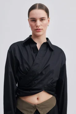 Clearance Closa Wrap Shirt Kvinde Skjorter Og Bluser
