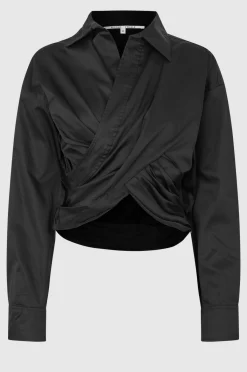 Clearance Closa Wrap Shirt Kvinde Skjorter Og Bluser