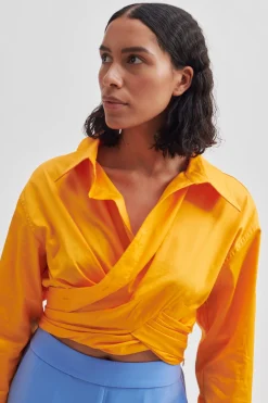 Closa Wrap Shirt Kvinde Skjorter Og Bluser
