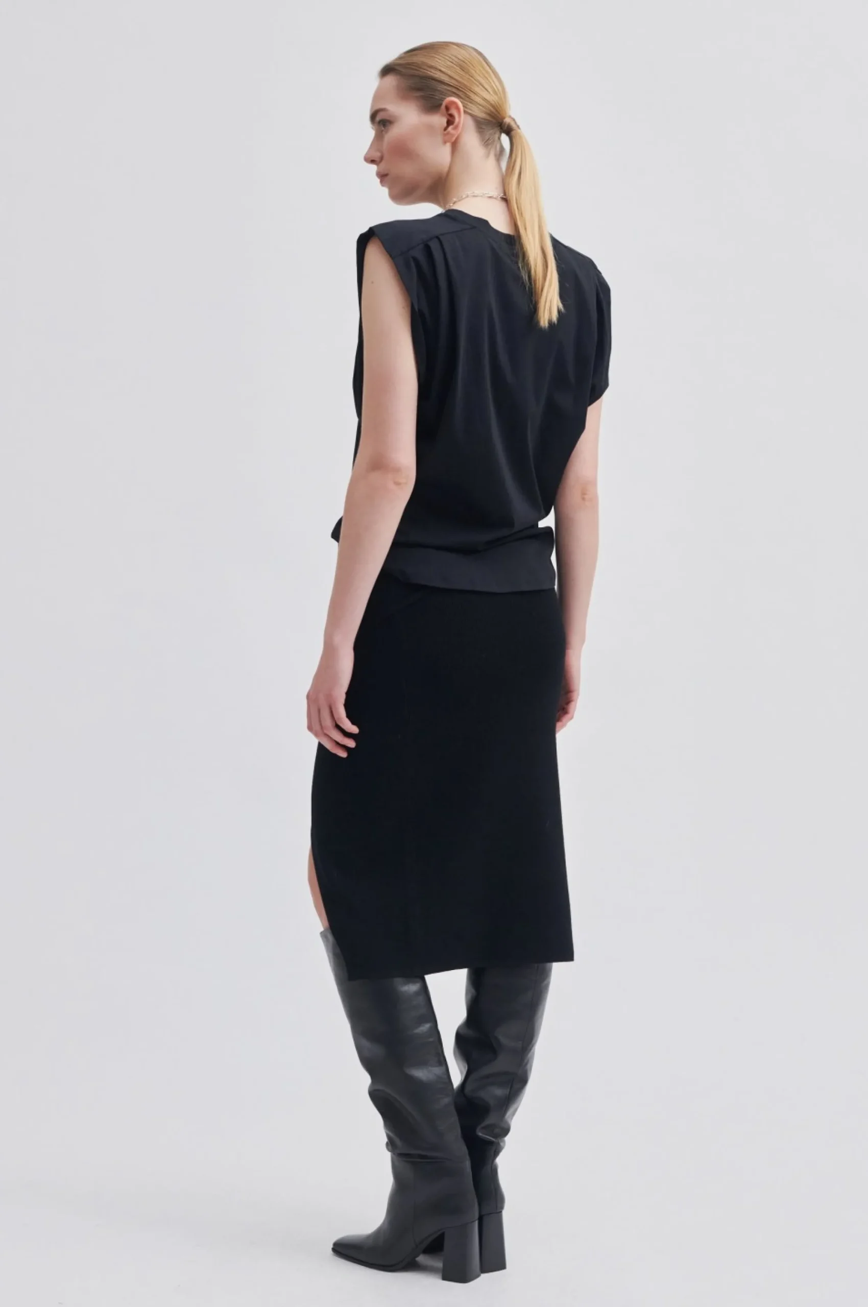 Hot Como Knit Skirt Kvinde Nederdele Og Shorts