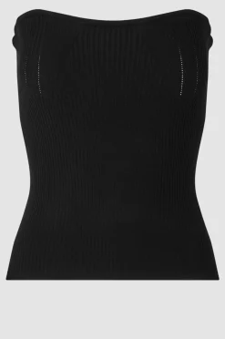 New Como Knit Strapless Top Kvinde Toppe Og T-Shirts