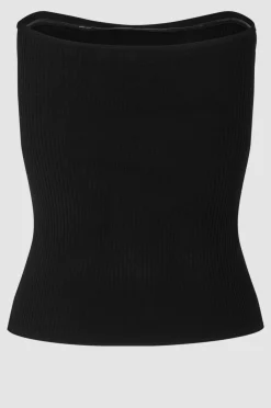 New Como Knit Strapless Top Kvinde Toppe Og T-Shirts