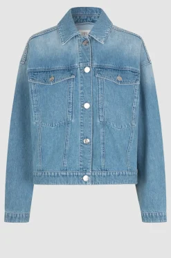 Sale Dustine Jacket Kvinde Denim