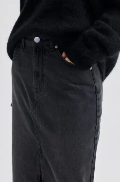New Dustine Skirt Kvinde Denim