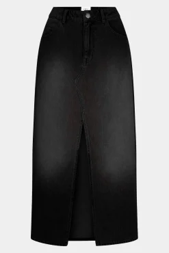 New Dustine Skirt Kvinde Denim