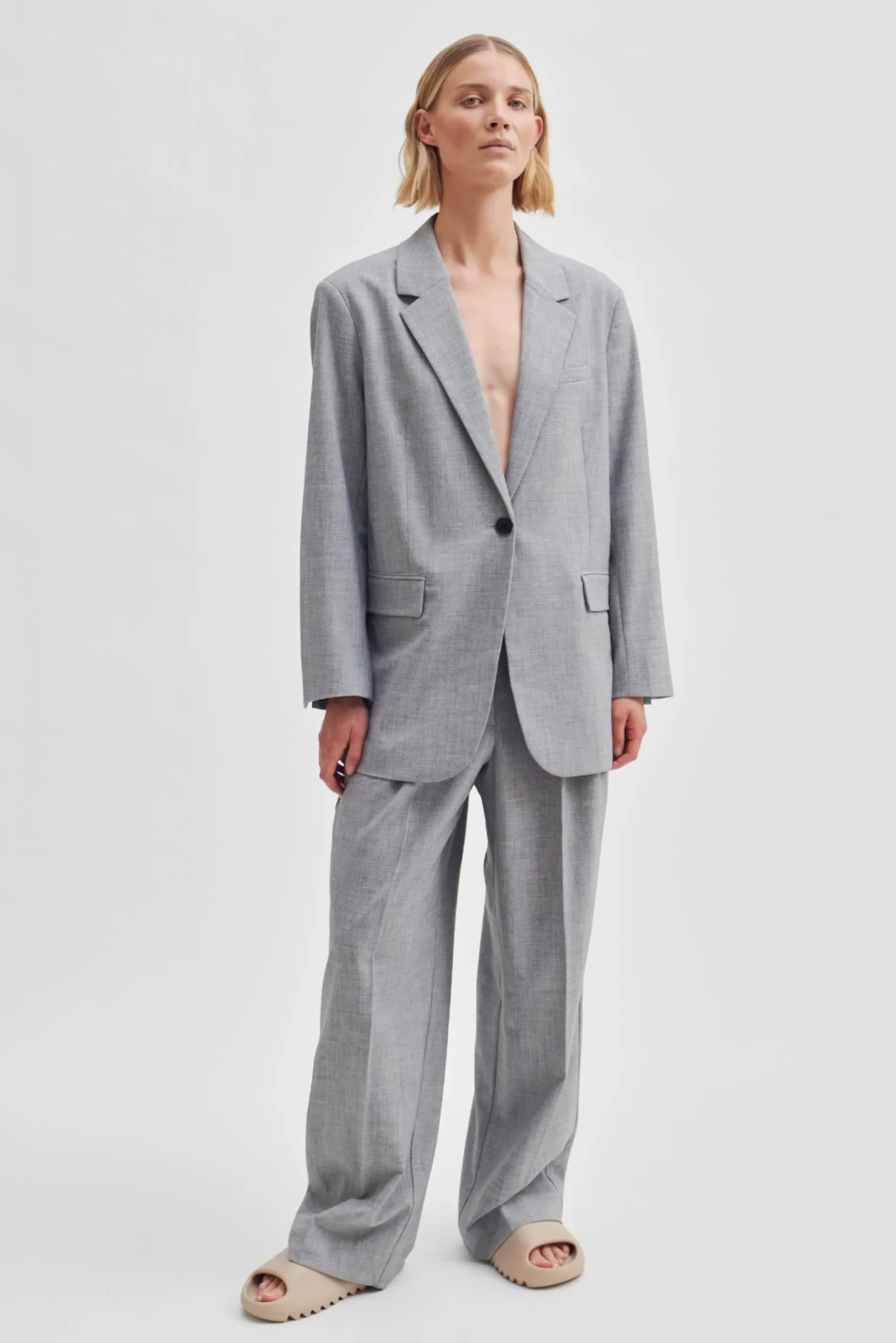 Evali Trousers Kvinde Bukser Og Jeans