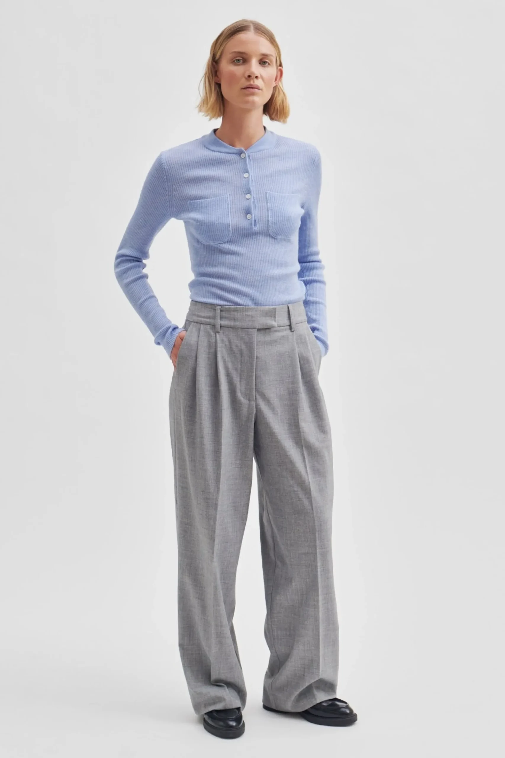 Evali Trousers Kvinde Bukser Og Jeans