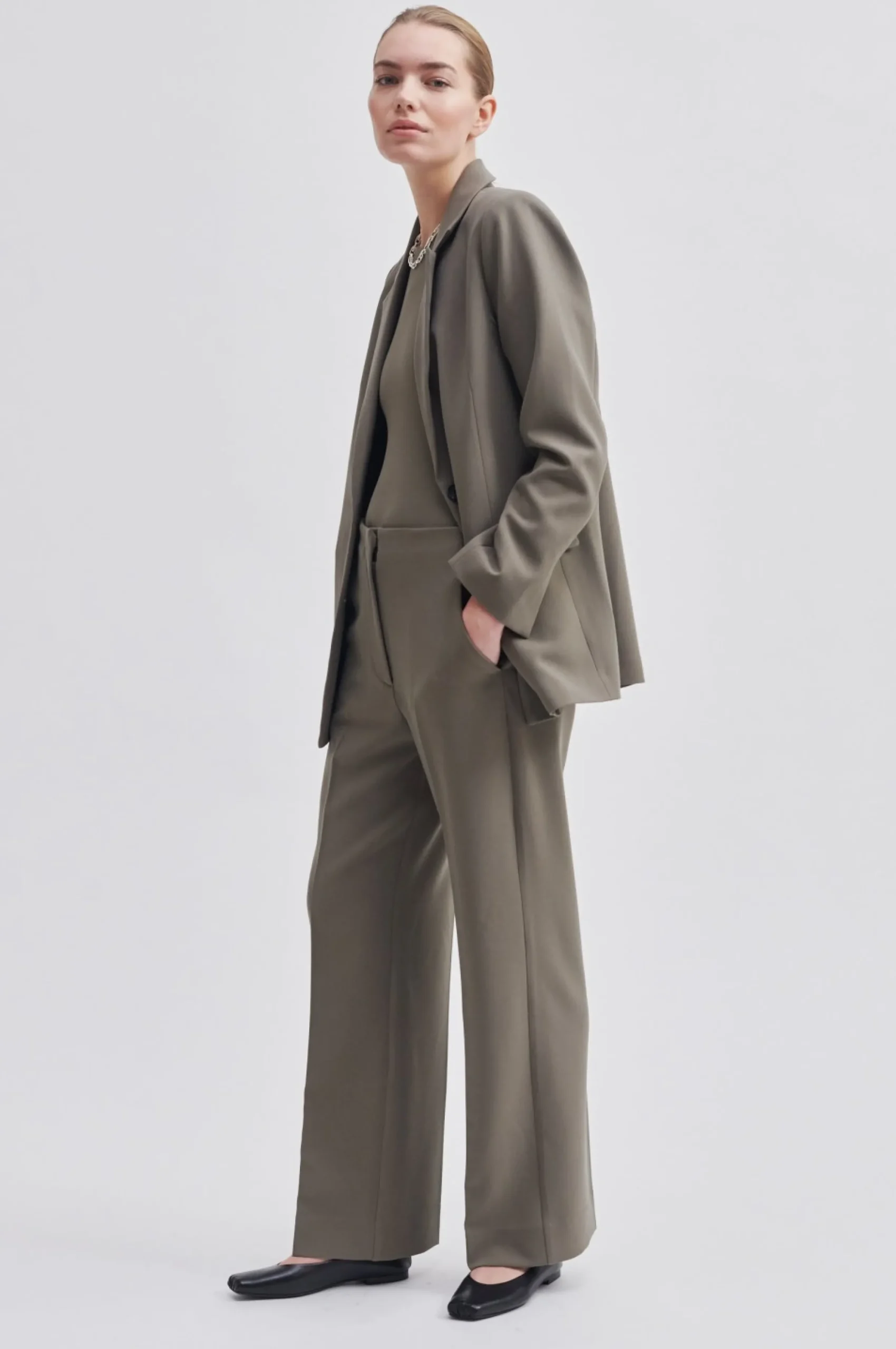 New Evie Classic Trousers Kvinde Bukser Og Jeans