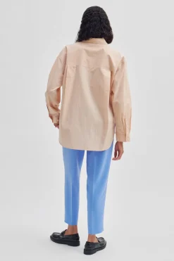Fique Cropped Trousers Kvinde Bukser Og Jeans