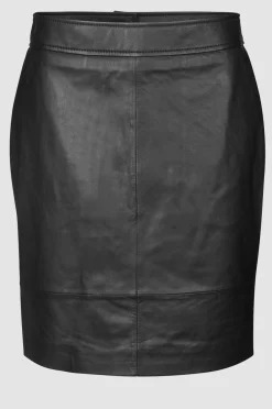 Francie Mini Leather Skirt Kvinde Nederdele Og Shorts