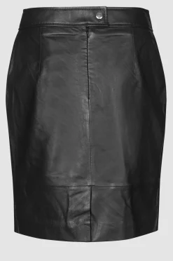 Francie Mini Leather Skirt Kvinde Nederdele Og Shorts
