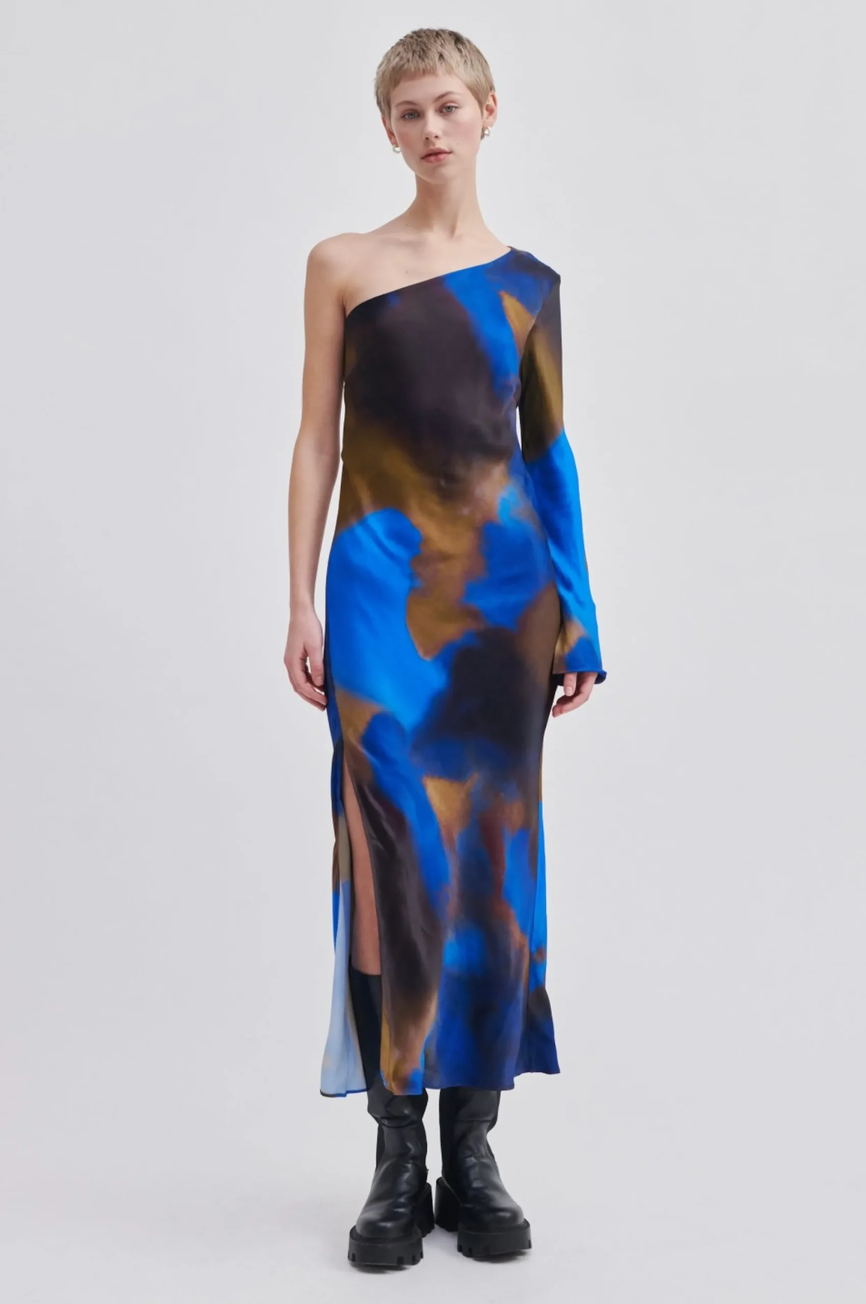 Discount Haylen One Shoulder Dress Kvinde Kjoler