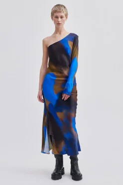 Discount Haylen One Shoulder Dress Kvinde Kjoler