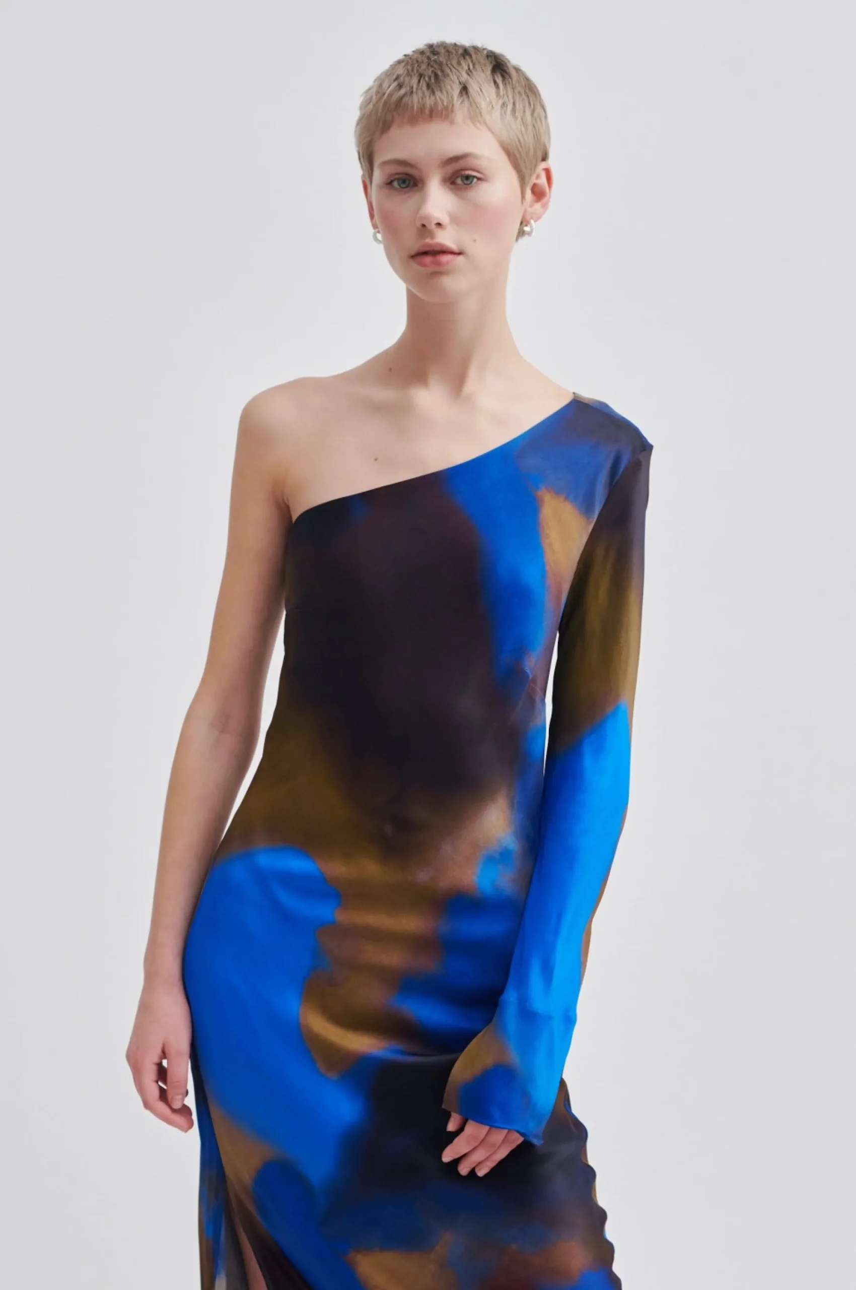 Discount Haylen One Shoulder Dress Kvinde Kjoler