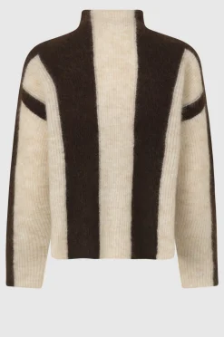 Online Hertha Knit T-Neck Kvinde Strik Og Cardigans