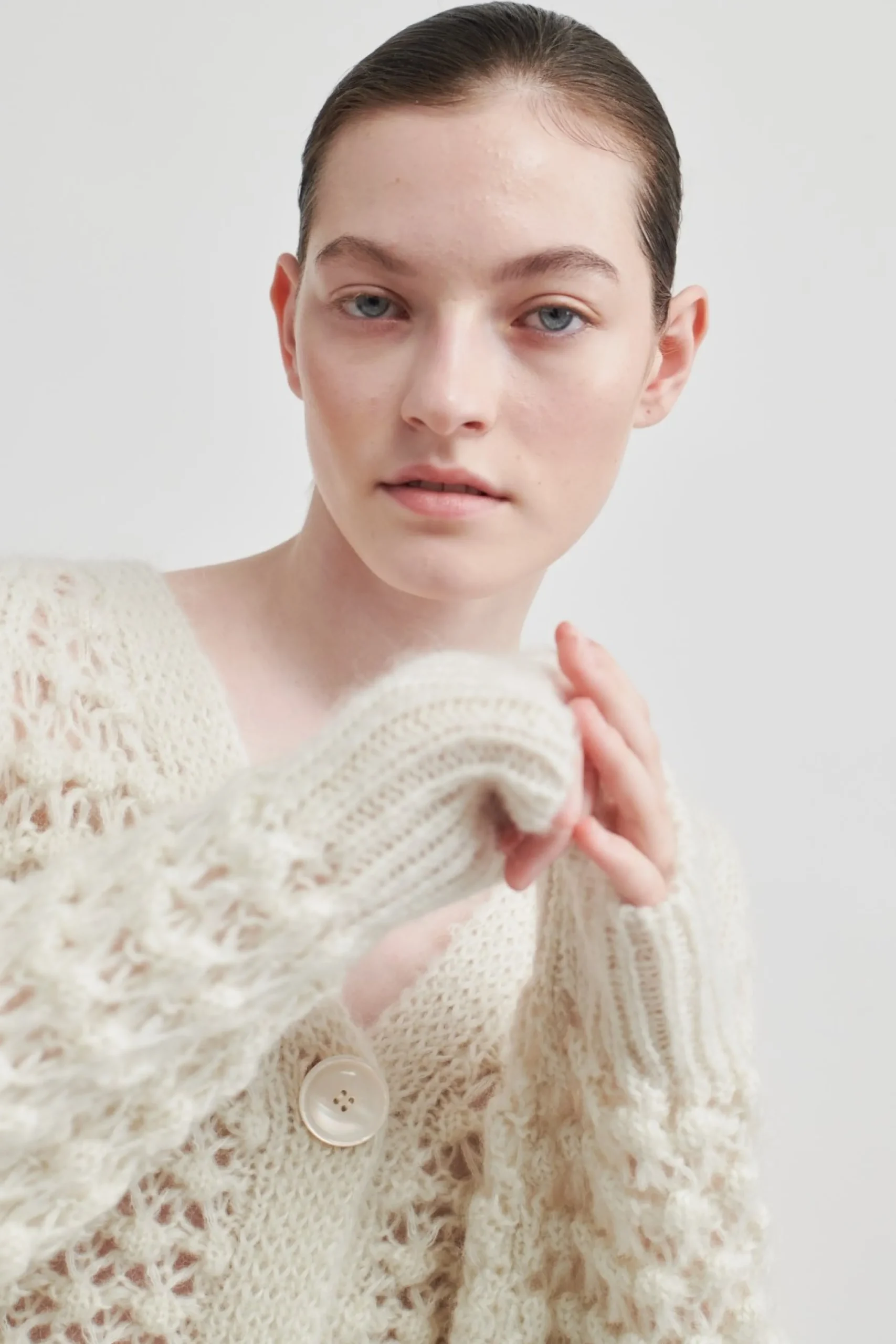 Outlet Ilanka Knit Cardigan Kvinde Strik Og Cardigans