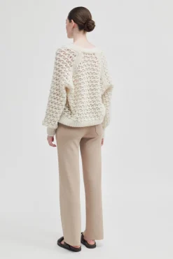 Outlet Ilanka Knit Cardigan Kvinde Strik Og Cardigans
