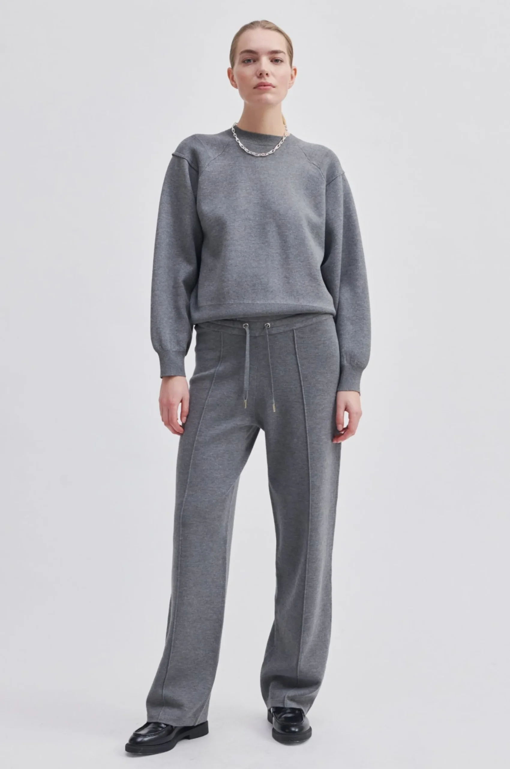 New Jasamin Knit Trousers Kvinde Sæt
