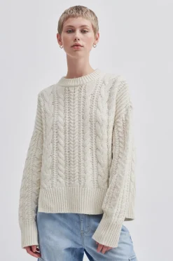 New Javi Knit O-Neck Kvinde Strik Og Cardigans