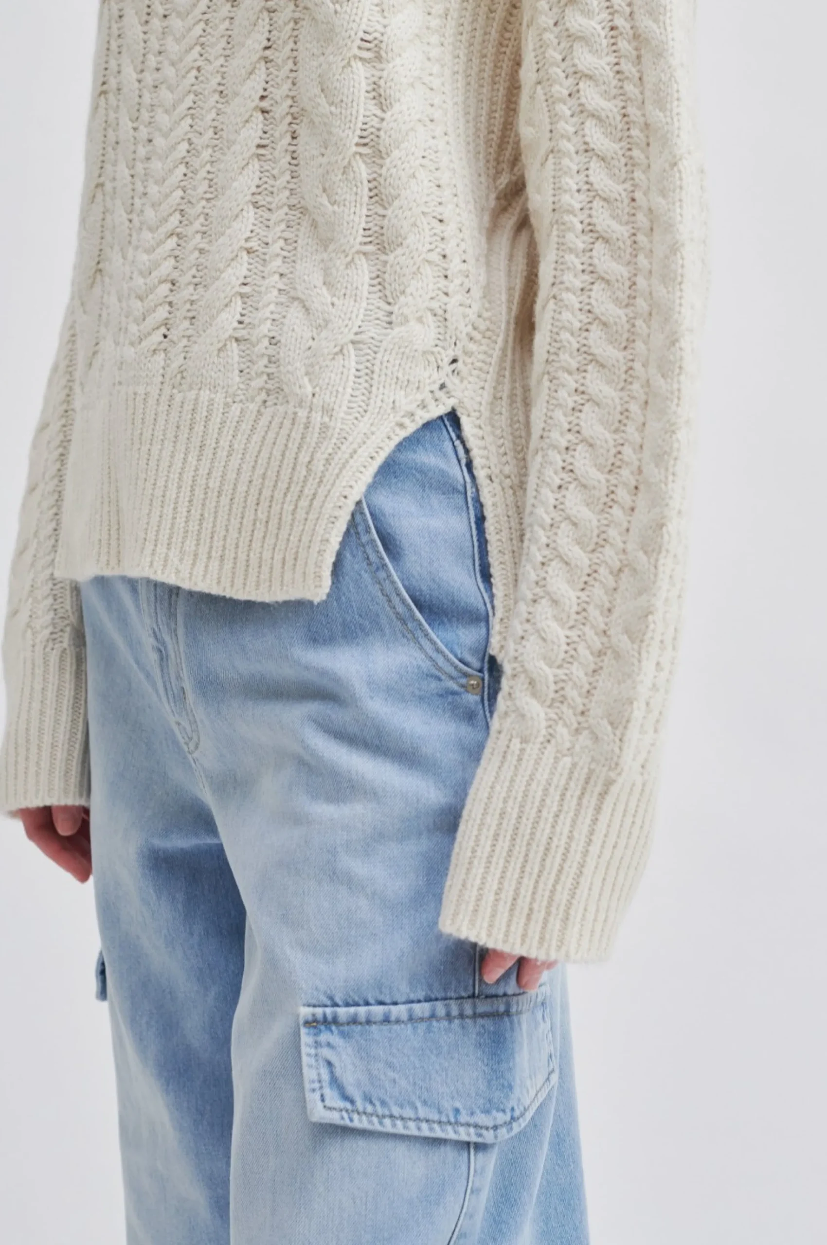 New Javi Knit O-Neck Kvinde Strik Og Cardigans
