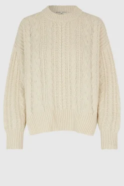 New Javi Knit O-Neck Kvinde Strik Og Cardigans