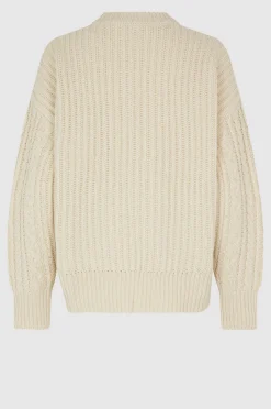 New Javi Knit O-Neck Kvinde Strik Og Cardigans