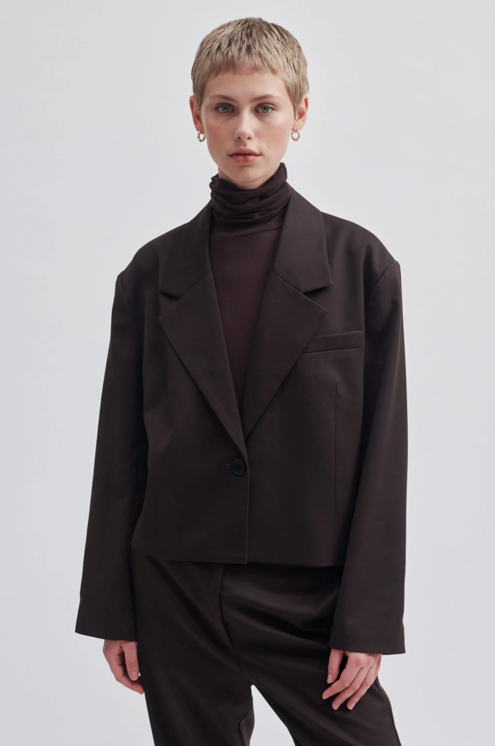Online Kaleem Crop Blazer Kvinde Blazere