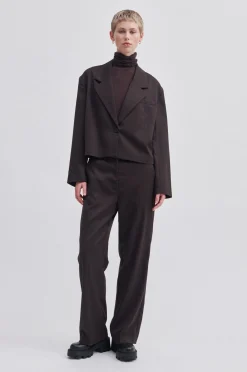 Online Kaleem Crop Blazer Kvinde Blazere