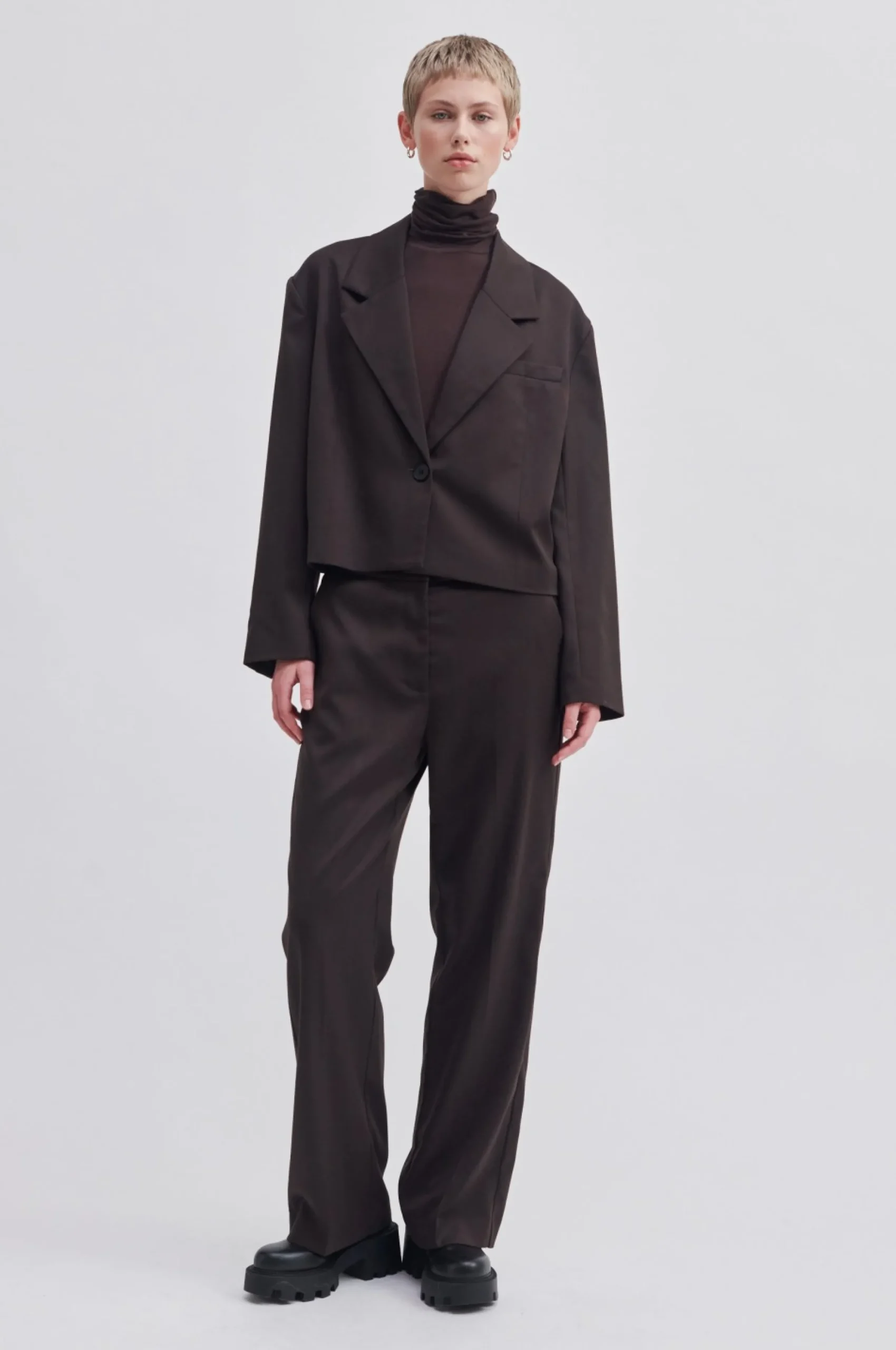 Online Kaleem Crop Blazer Kvinde Blazere