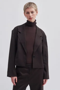 Online Kaleem Crop Blazer Kvinde Blazere