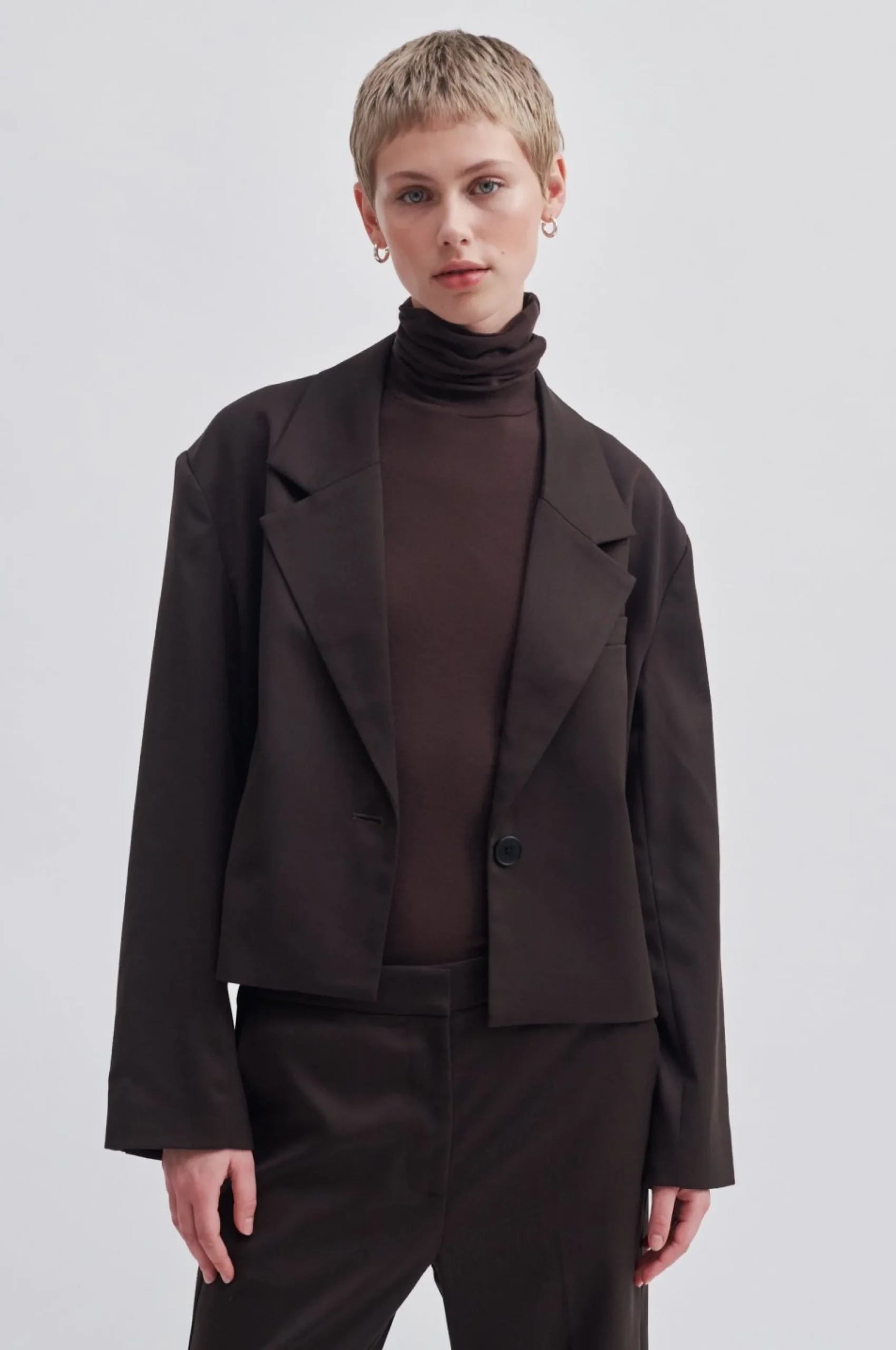 Online Kaleem Crop Blazer Kvinde Blazere