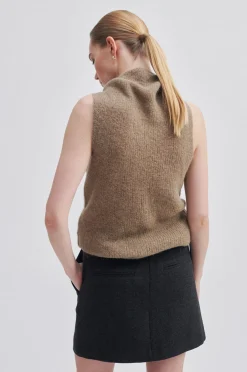 Hot Kinne Knit Vest Kvinde Strik Og Cardigans