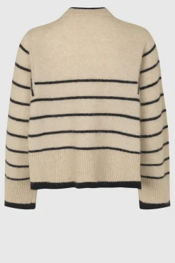 New Laila Knit O-Neck Kvinde Strik Og Cardigans